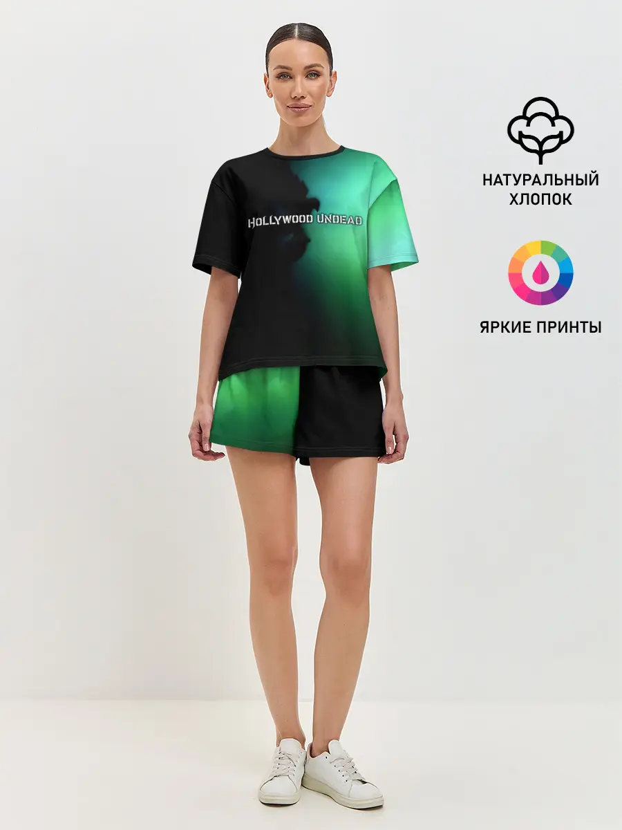 Женская пижама с шортами / Swan Songs B-Sides EP - Hollywood Undead