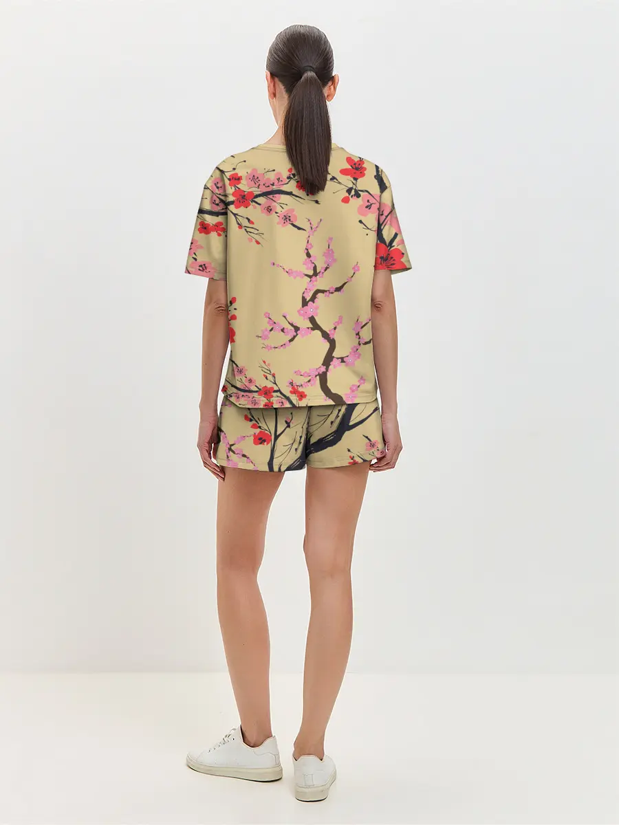 Женская пижама с шортами / Гейша | Geisha