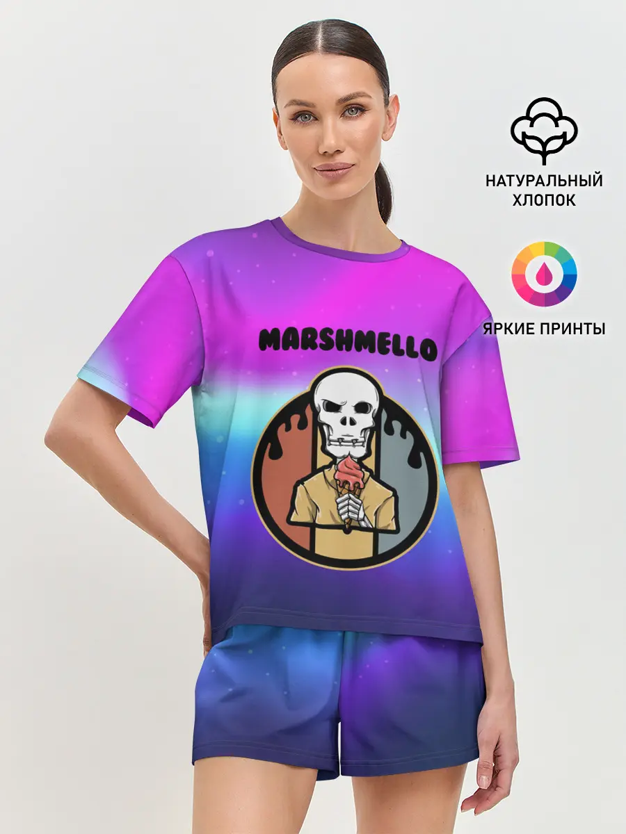 Женская пижама с шортами / MARSHMELLO | МАРШМЕЛЛОУ