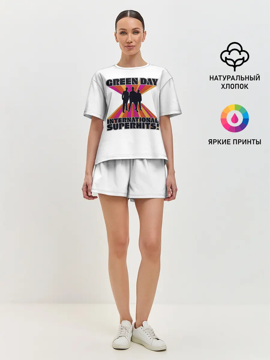 Женская пижама с шортами / International Superhits! Green Day