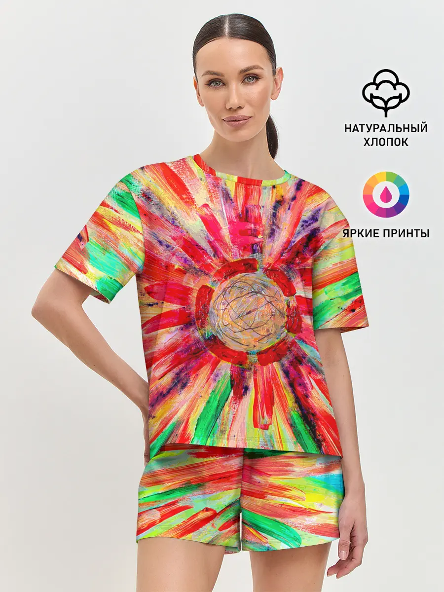 Женская пижама с шортами / Освобождение от 3D