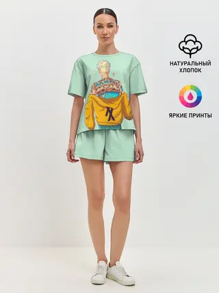 Женская пижама с шортами / МГК