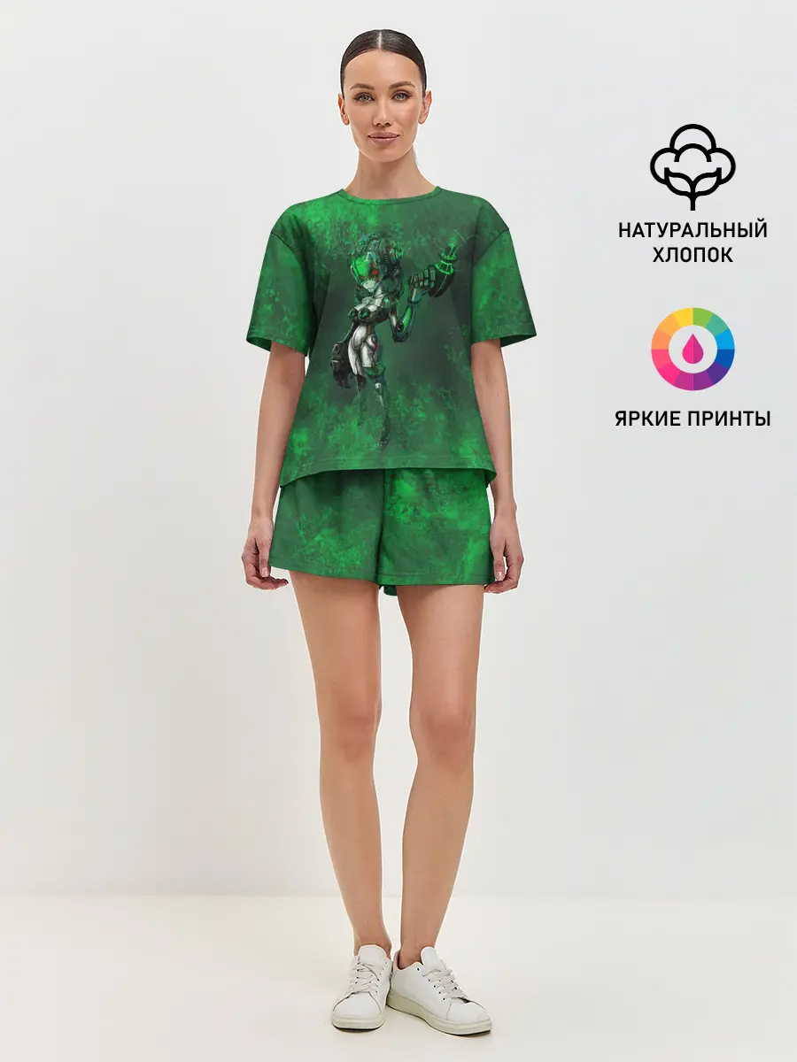 Женская пижама с шортами / GEARS OF WAR | ШЕСТЕРЕНКИ
