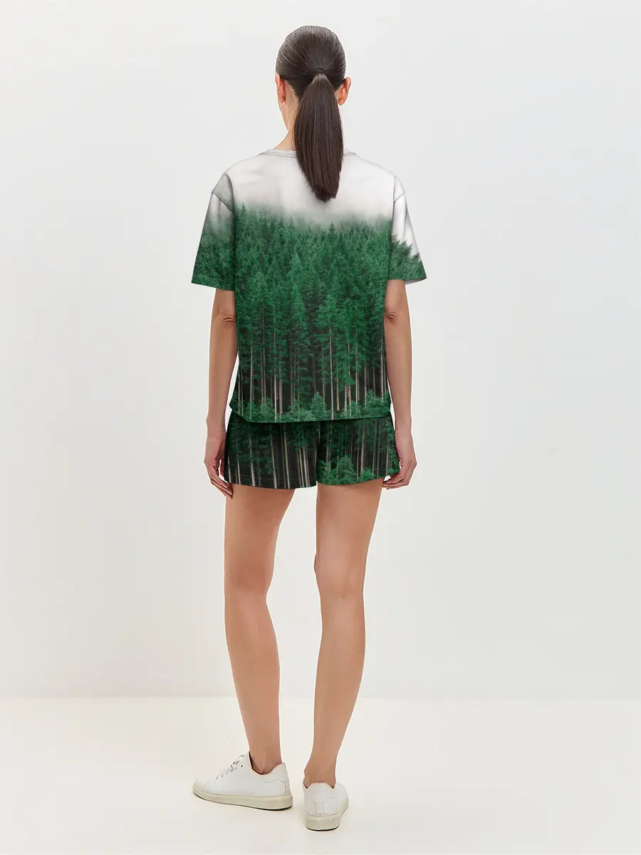 Женская пижама с шортами / ВАНАХЕЙМ | РУНЫ | RUNES