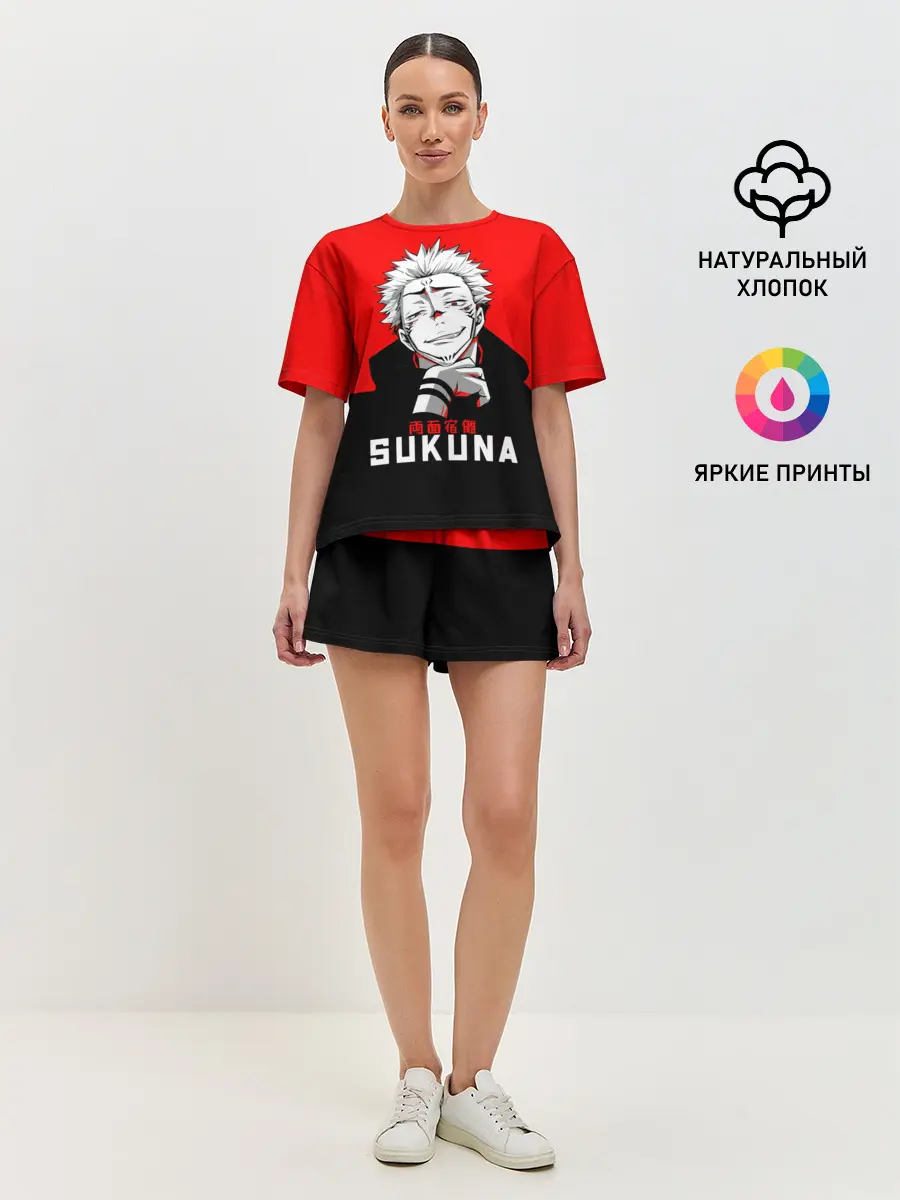 Женская пижама с шортами / SUKUNA Jujutsu Kaisen