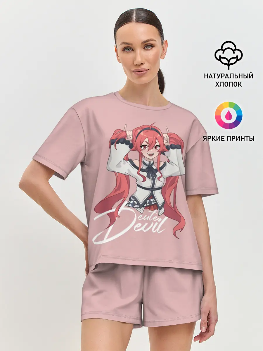 Женская пижама с шортами / Cute Devil Eris