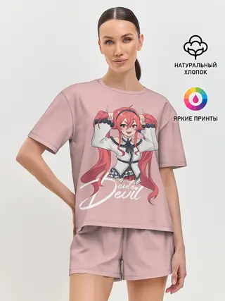 Женская пижама с шортами / Cute Devil Eris