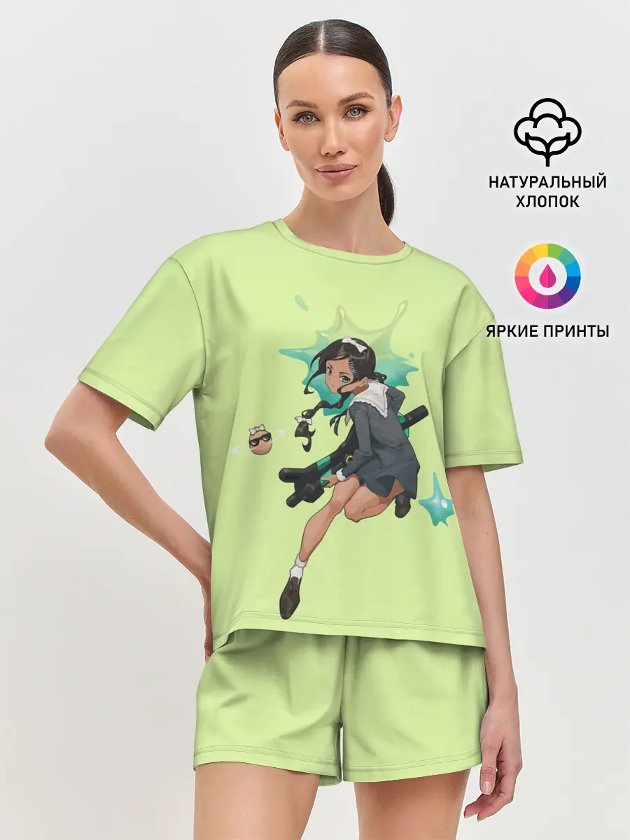 Женская пижама с шортами / Aonuma Neiru