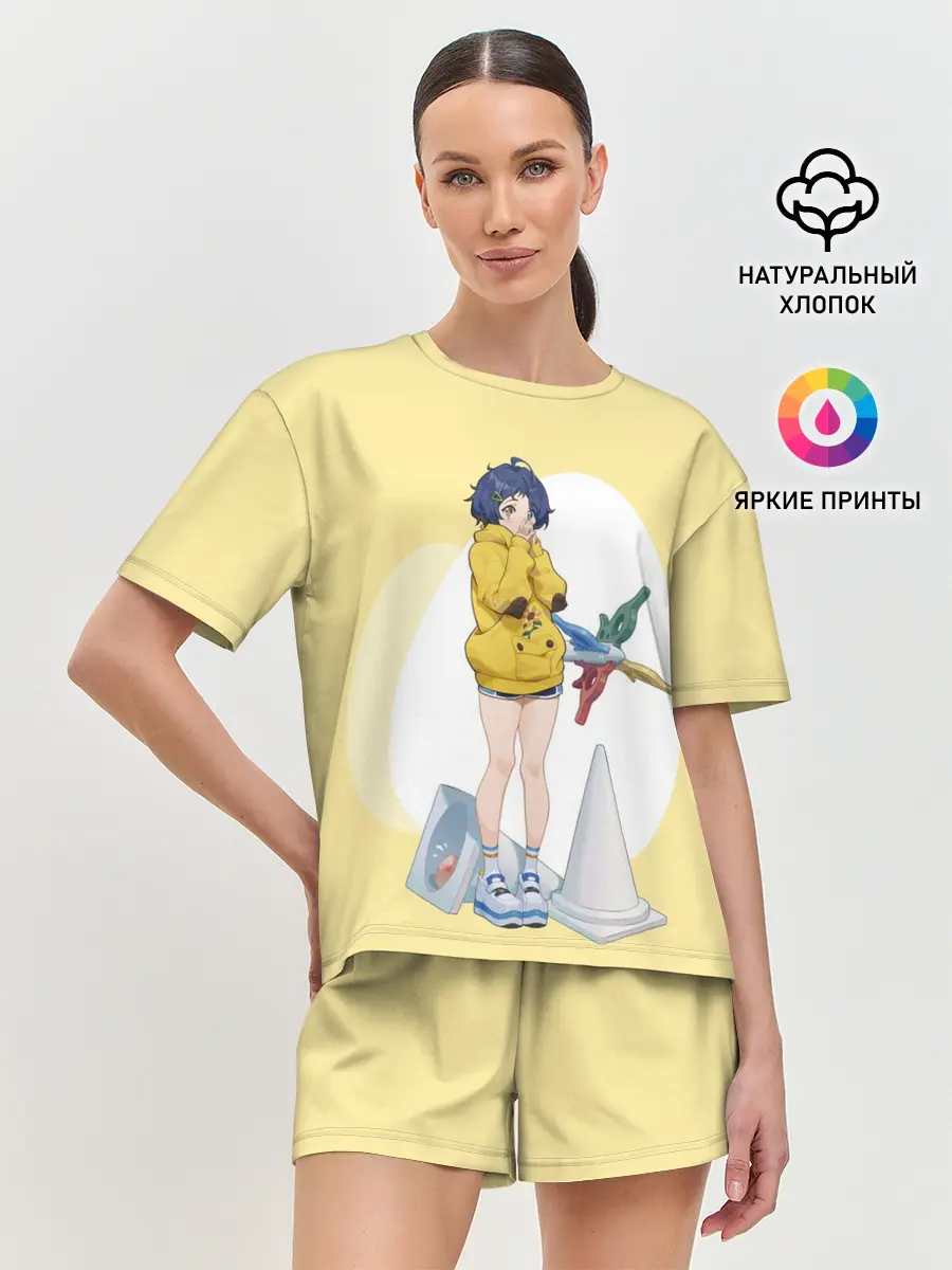 Женская пижама с шортами / А-чан