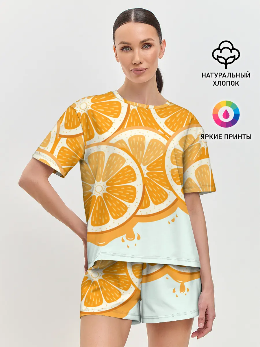 Женская пижама с шортами / АПЕЛЬСИН | ORANGE