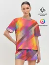Женская пижама с шортами / vivid gradient