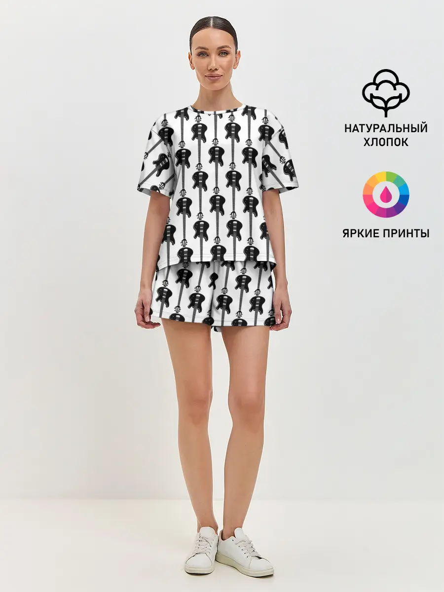 Женская пижама с шортами / GUITAR ELECTRIC