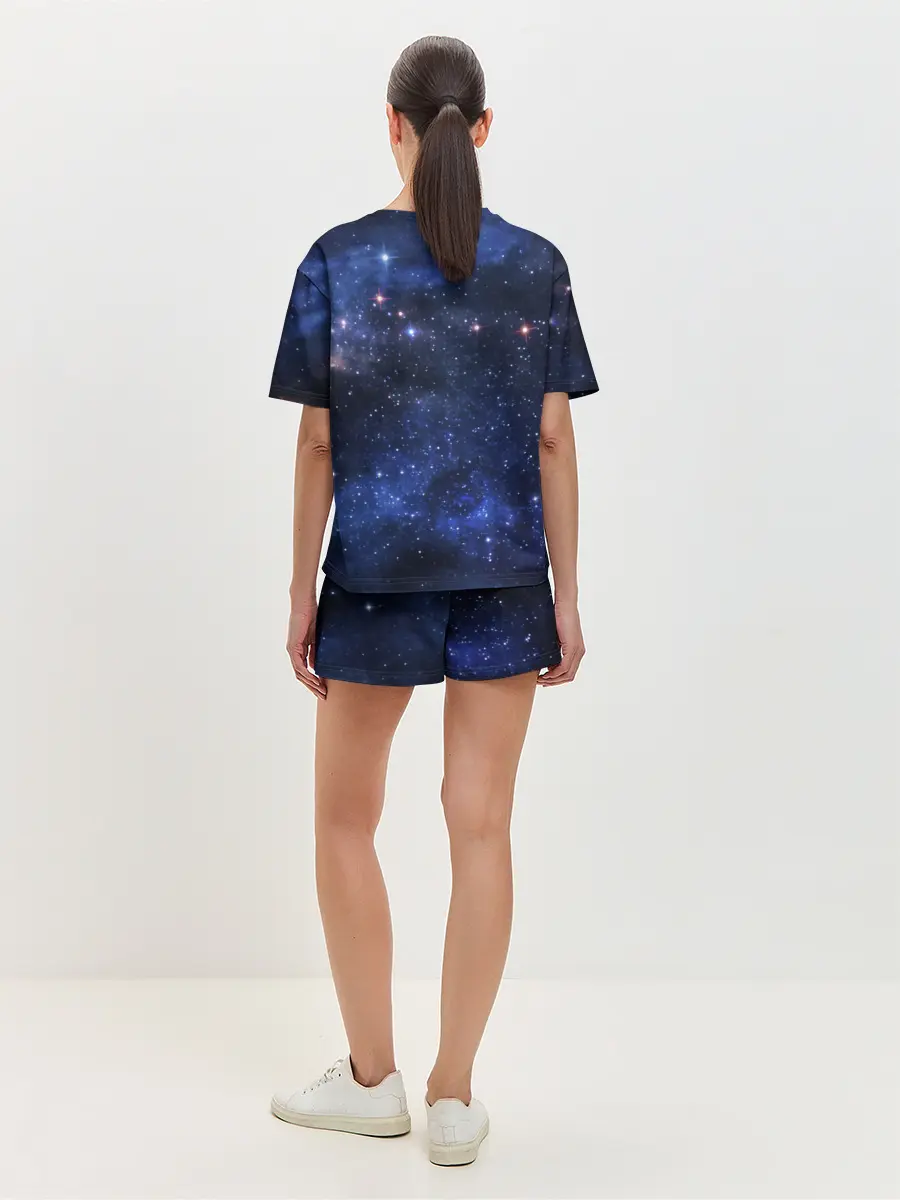 Женская пижама с шортами / Space X