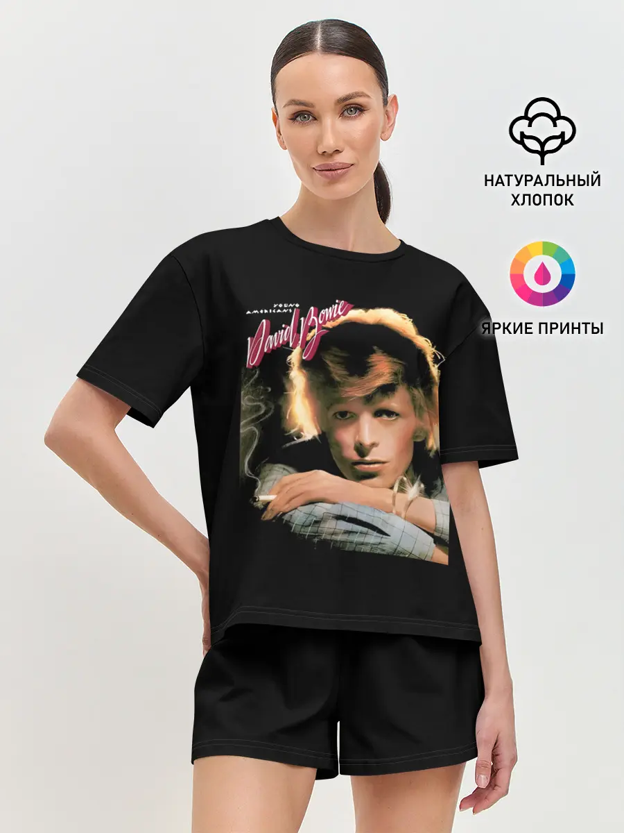 Женская пижама с шортами / Young Americans - David Bowie