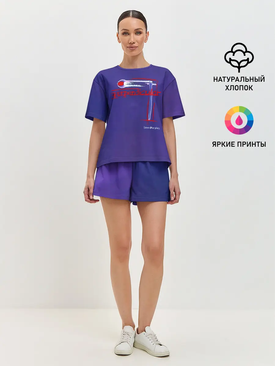 Женская пижама с шортами / Deep Purple - Purpendicular