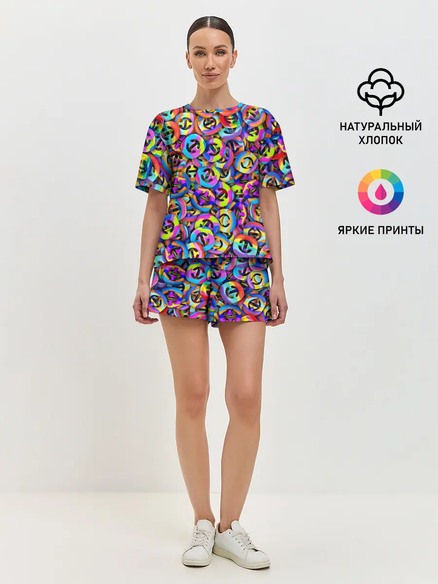 Женская пижама с шортами / Снаперсы