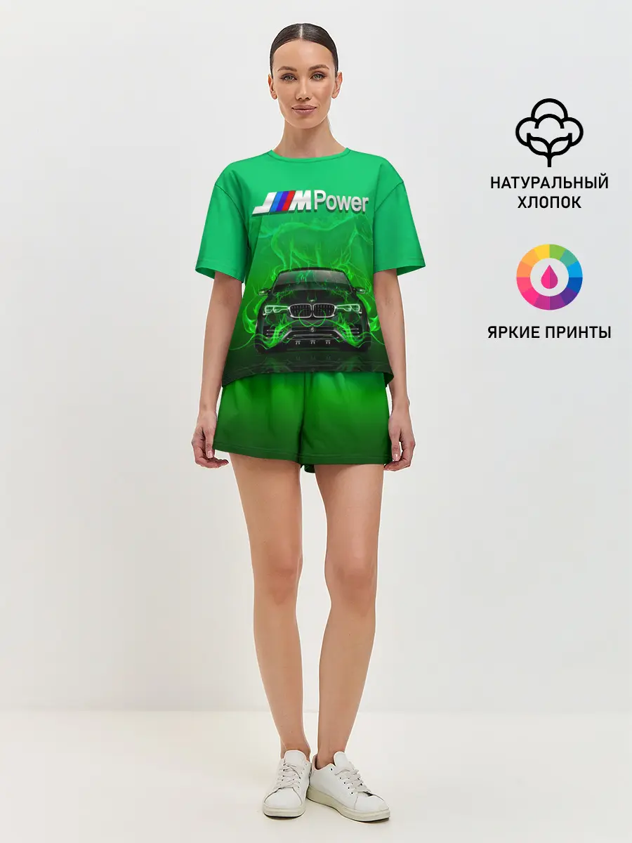 Женская пижама с шортами / BMW GREEN STYLE