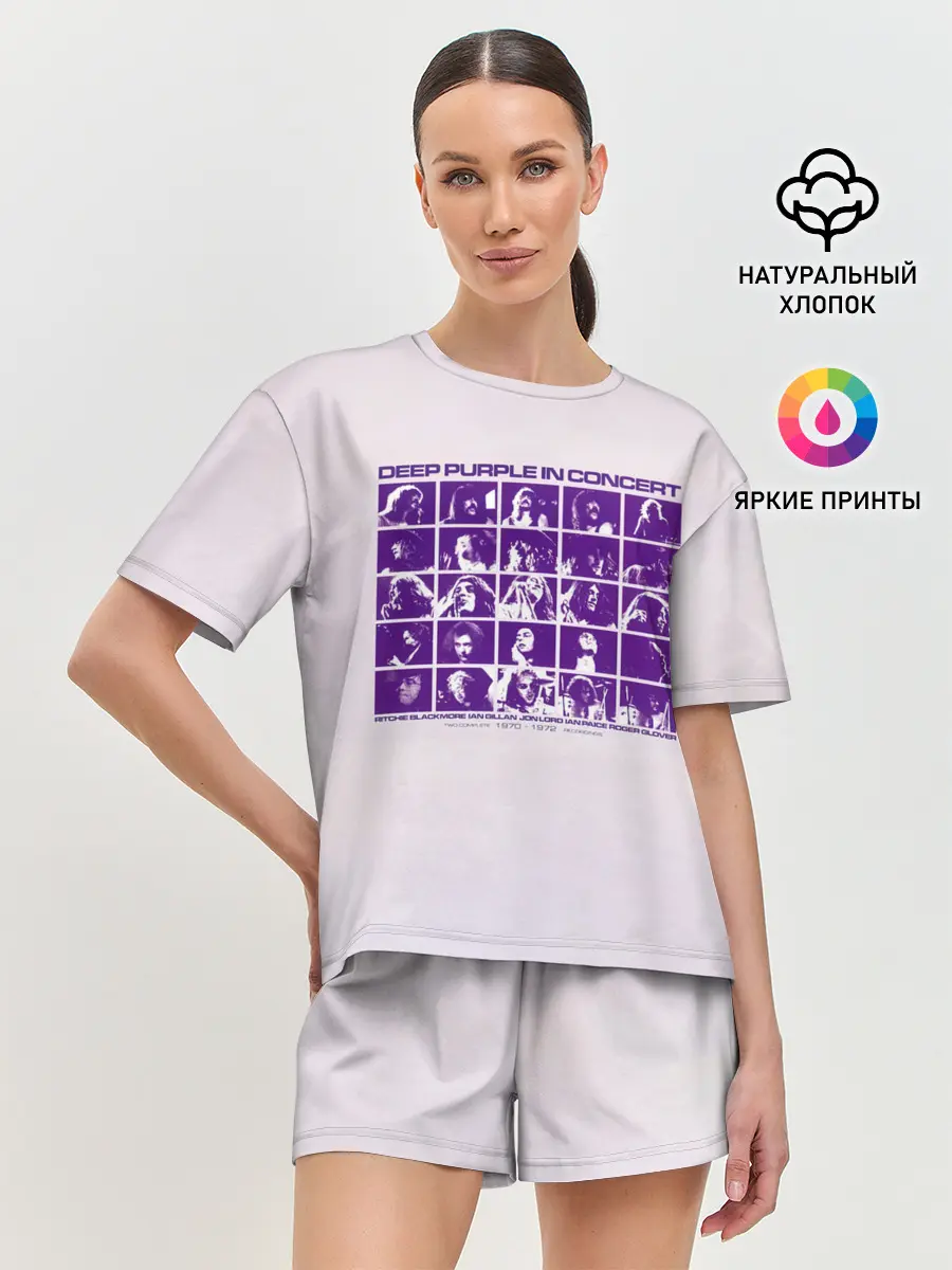 Женская пижама с шортами / Deep Purple in Concert