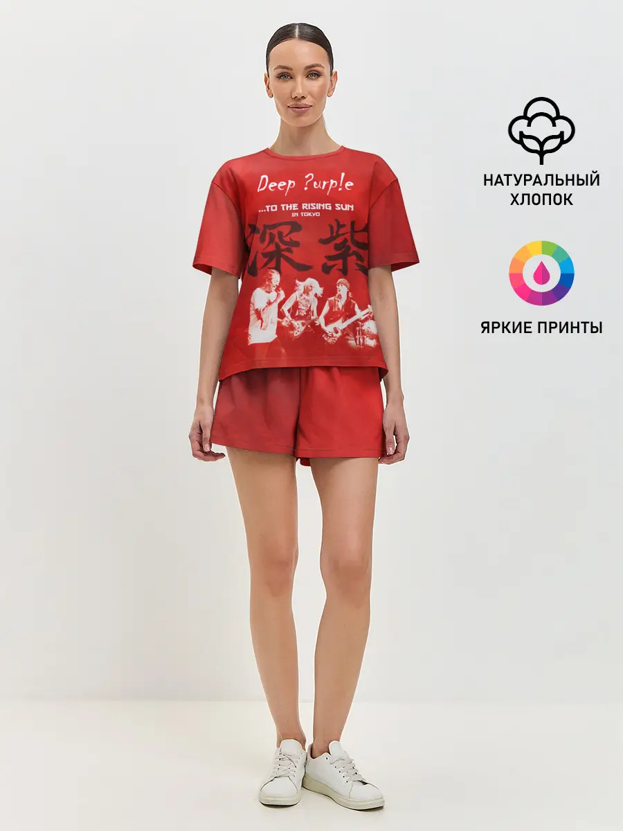 Женская пижама с шортами / Deep Purple To The Rising Sun