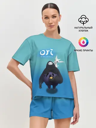 Женская пижама с шортами / Naru и Ori | Нару and Ori