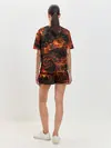 Женская пижама с шортами / Горящая лава