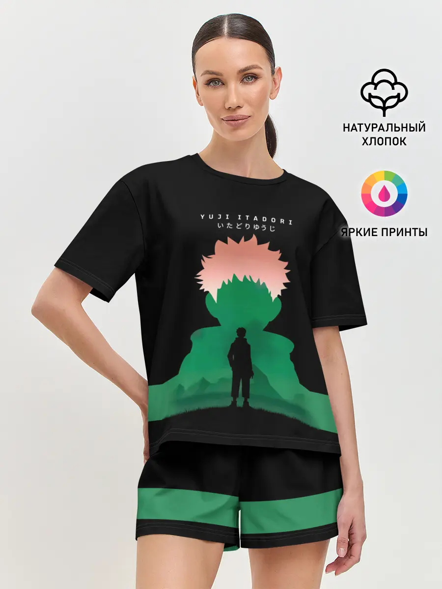 Женская пижама с шортами / Itadori Yuji Jujutsu Kaisen
