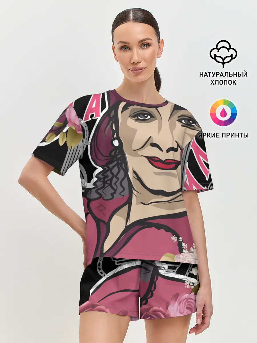 Женская пижама с шортами / Раневская. Высокие мысли