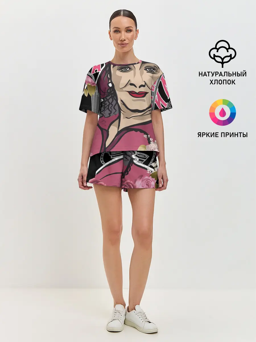 Женская пижама с шортами / Раневская. Высокие мысли