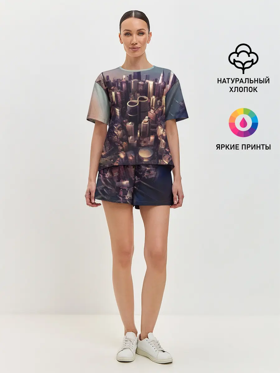 Женская пижама с шортами / Sonic Highways - Foo Fighters