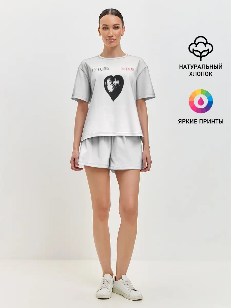 Женская пижама с шортами / One by One - Foo Fighters