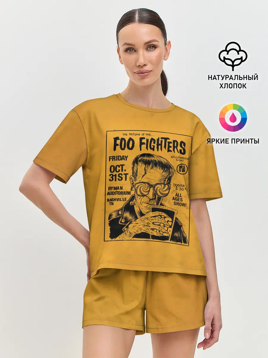 Женская пижама с шортами / THE RETURN OF THE... FOO FIGHTERS