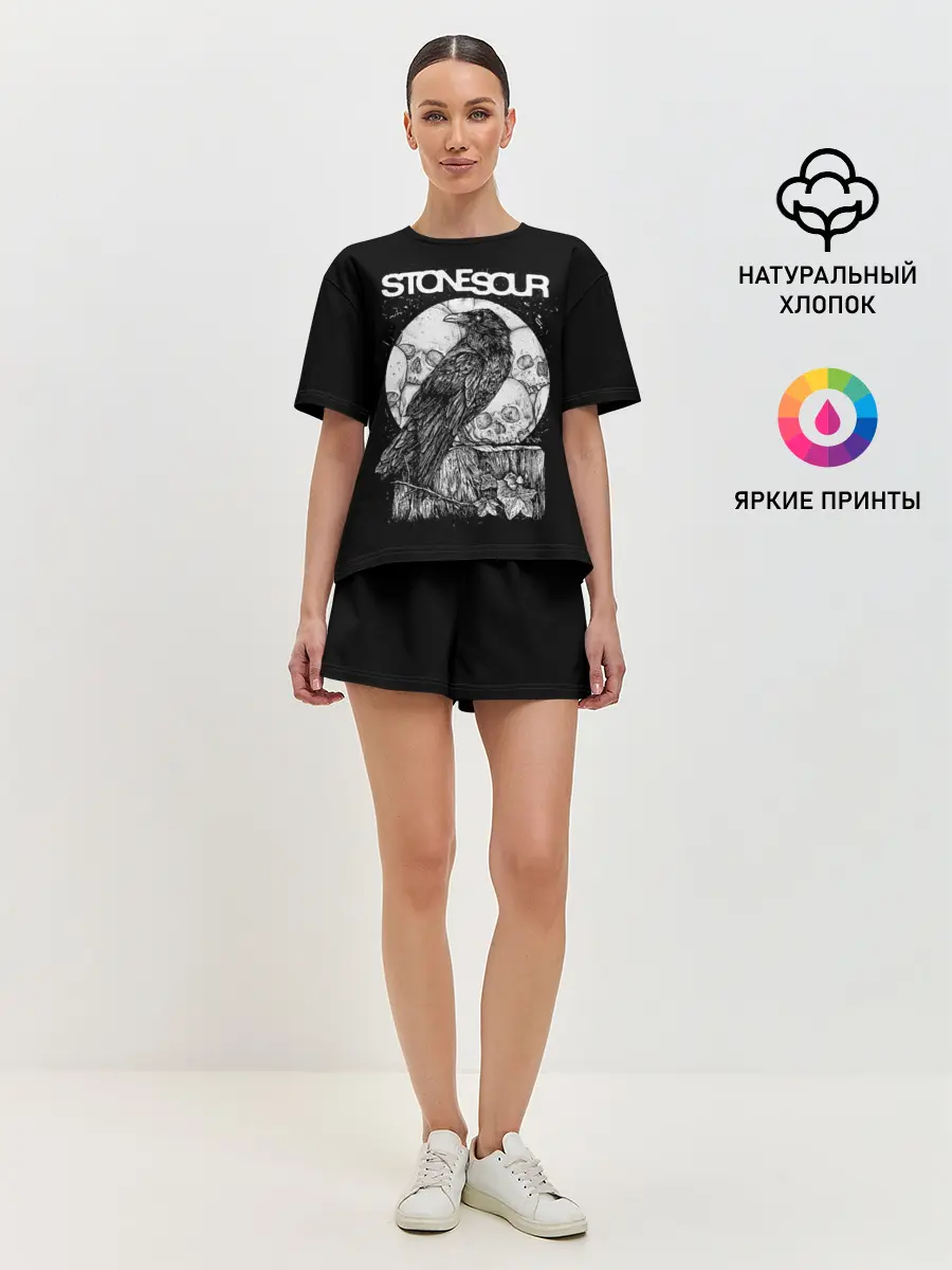 Женская пижама с шортами / StoneSour