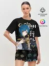Женская пижама с шортами / Син Цю / Genshin Impact