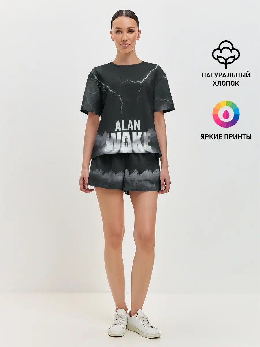 Женская пижама с шортами / Alan Wake | Dark Place