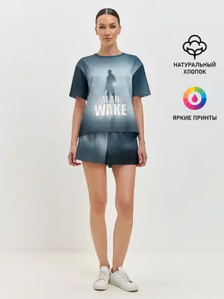 Женская пижама с шортами / Alan Wake Video Game Art