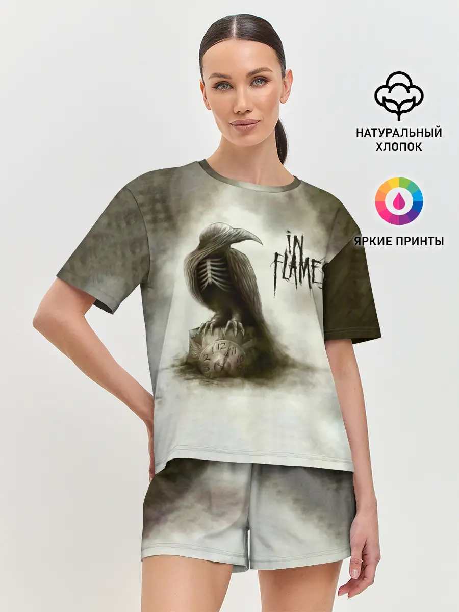 Женская пижама с шортами / Sounds of a Playground Fading - In Flames