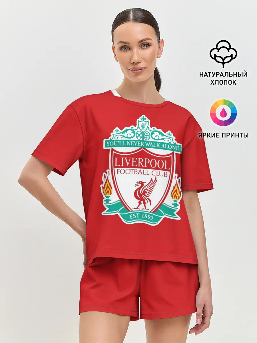 Женская пижама с шортами / F.C. LIVERPOOL