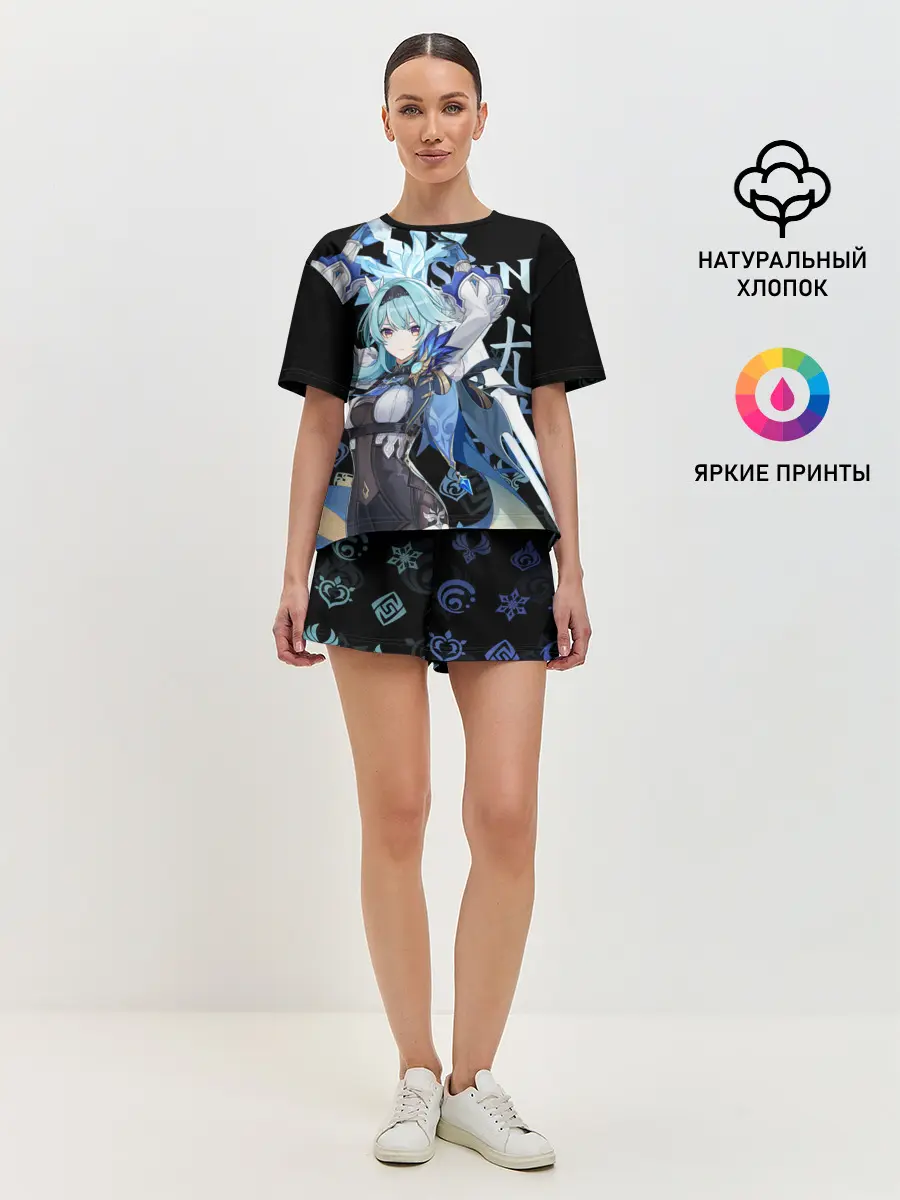 Женская пижама с шортами / Эола / Genshin Impact