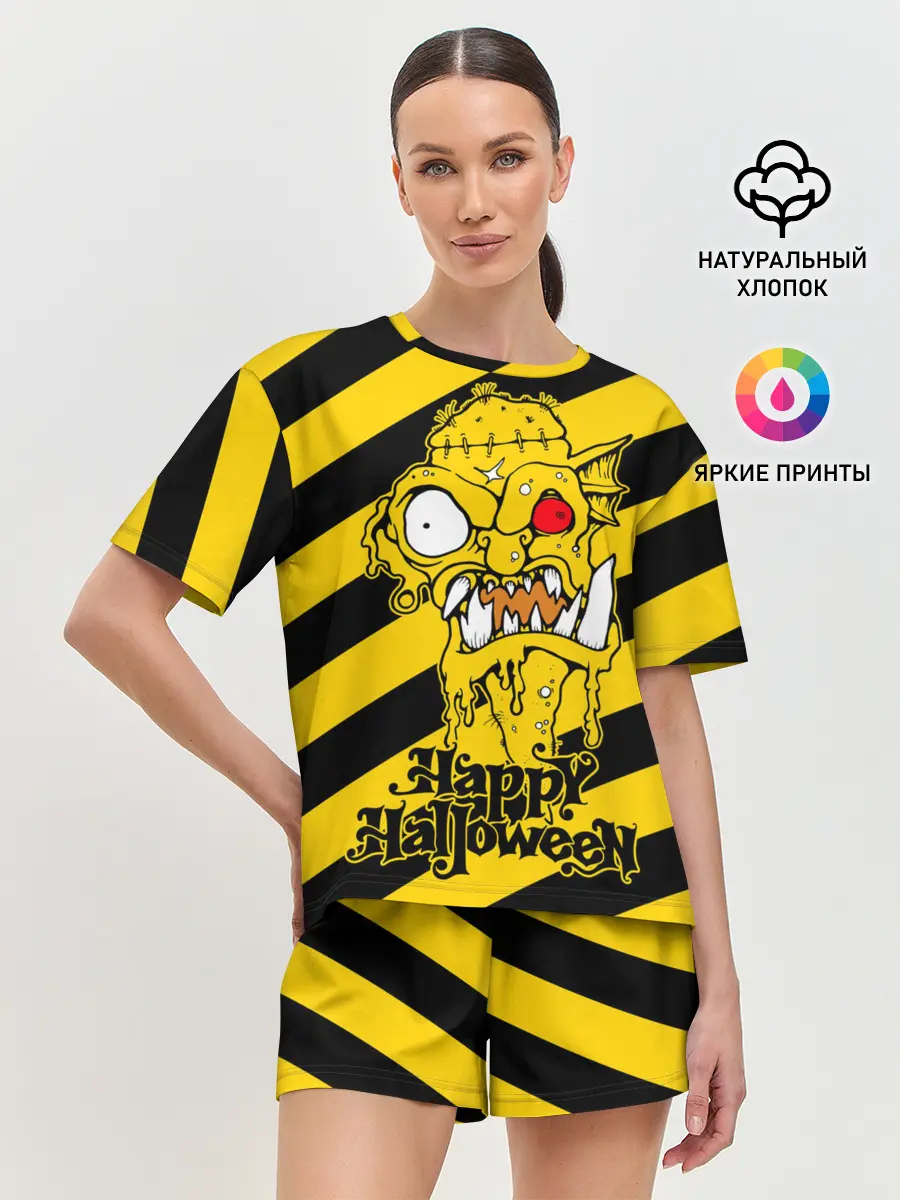 Женская пижама с шортами / Нечисть с красным глазом