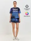 Женская пижама с шортами / Водолей / Aquarius, Знак зодиака