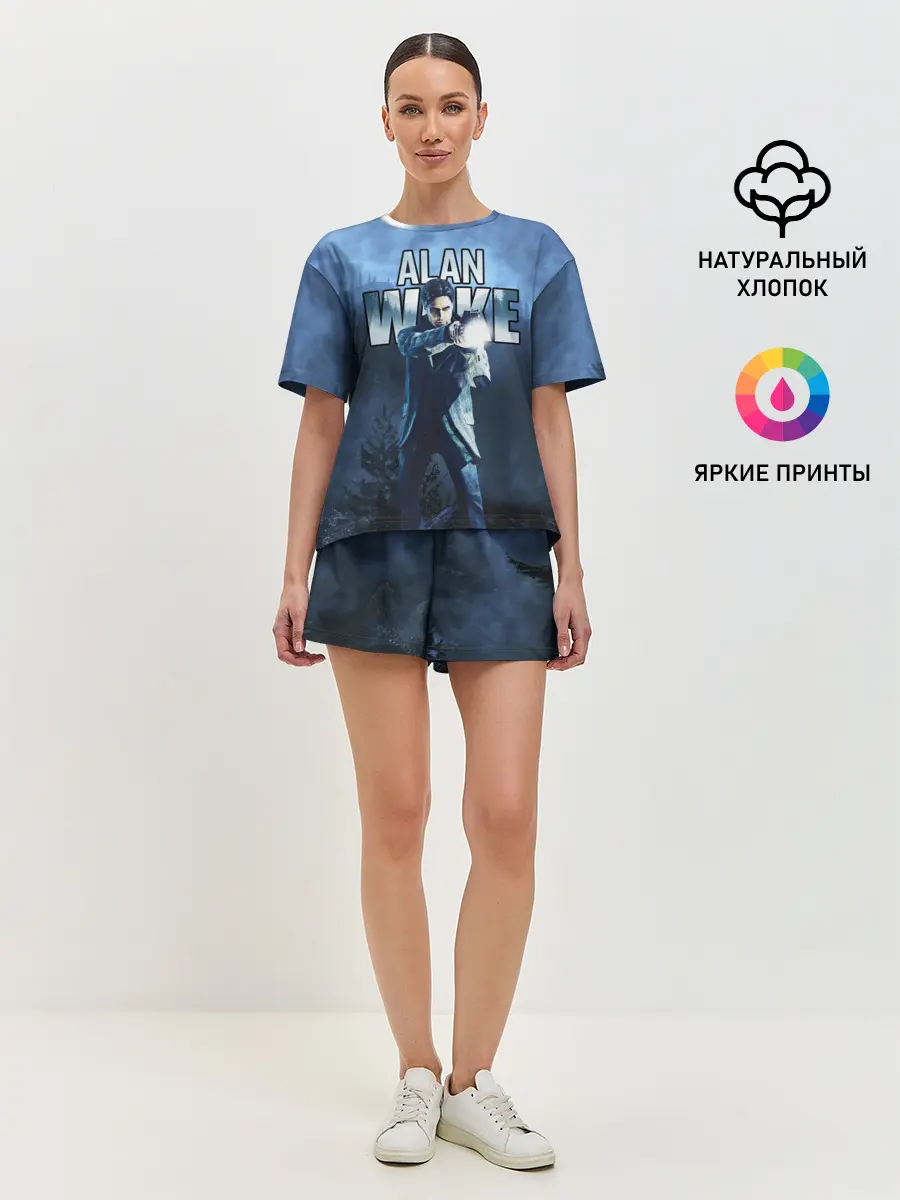 Женская пижама с шортами / Alan Wake / Алан Уэйк