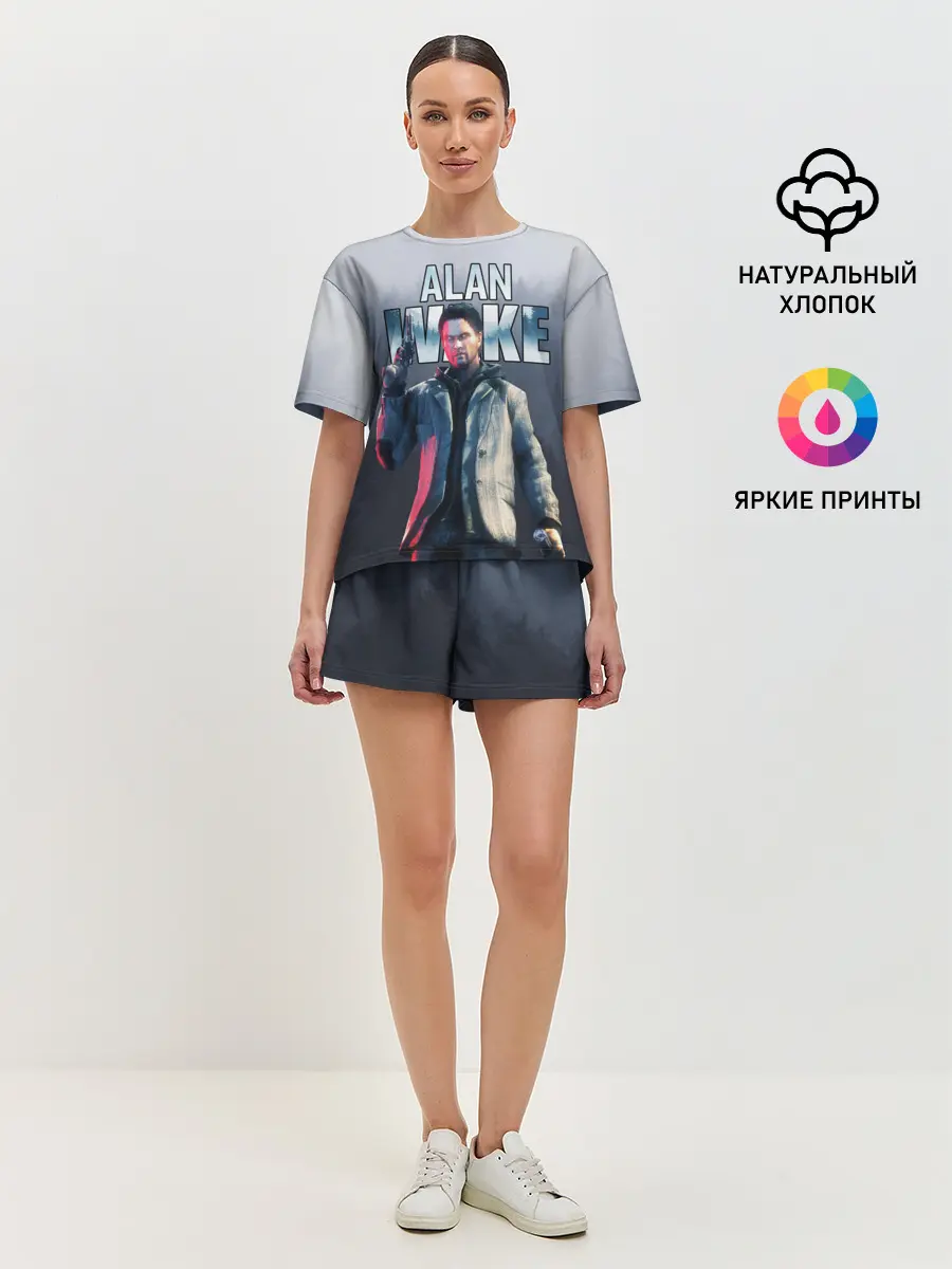Женская пижама с шортами / Алан Уэйк / Alan Wake