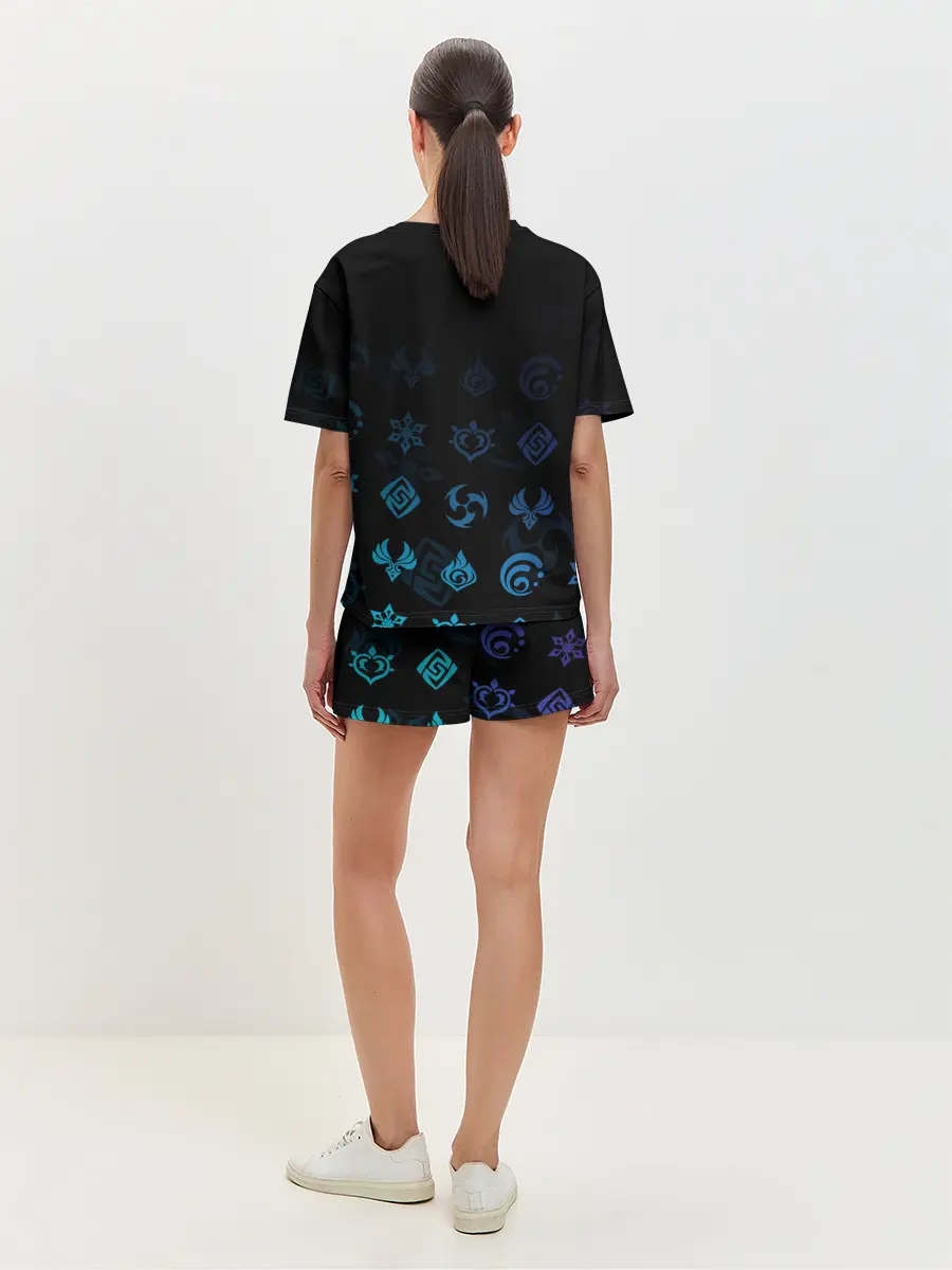 Женская пижама с шортами / Кокоми / Genshin Impact