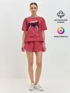 Женская пижама с шортами / Пасть красного хищника