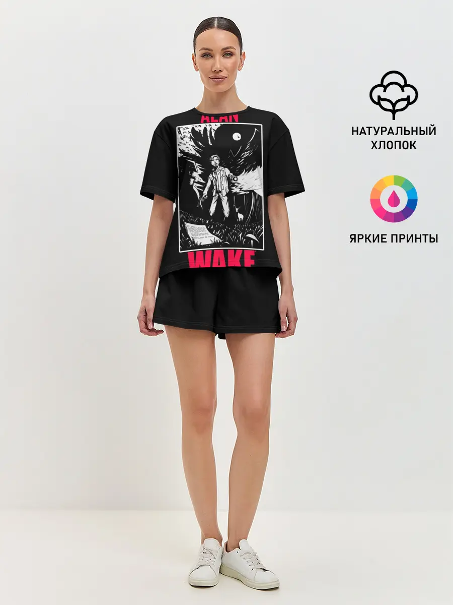 Женская пижама с шортами / ALAN WAKE ART
