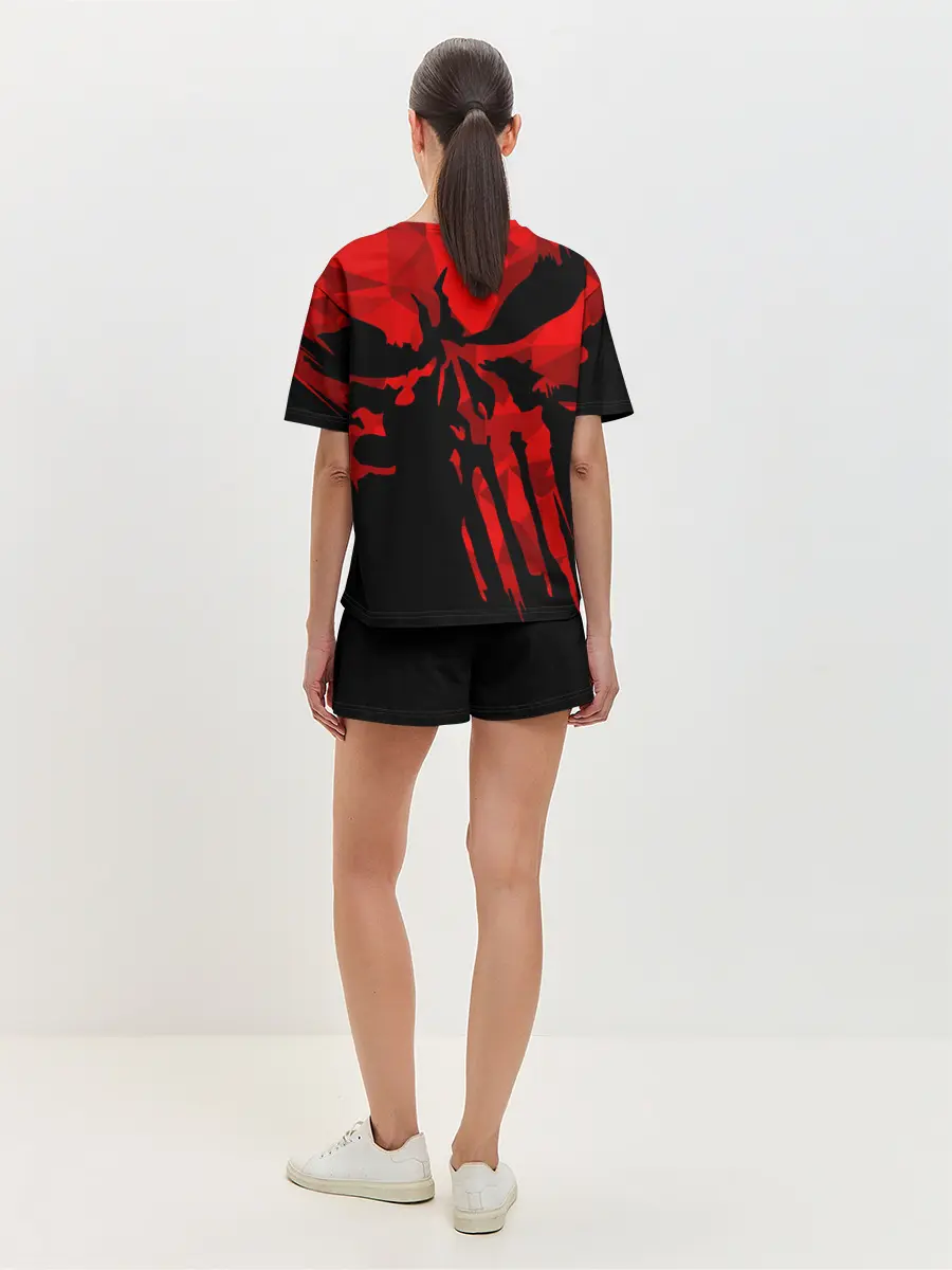 Женская пижама с шортами / Геометрия страха