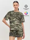 Женская пижама с шортами / Именной камуфляж Макс