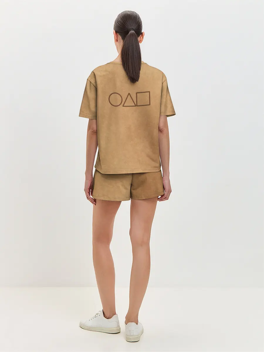 Женская пижама с шортами / Круг / Игра в кальмара