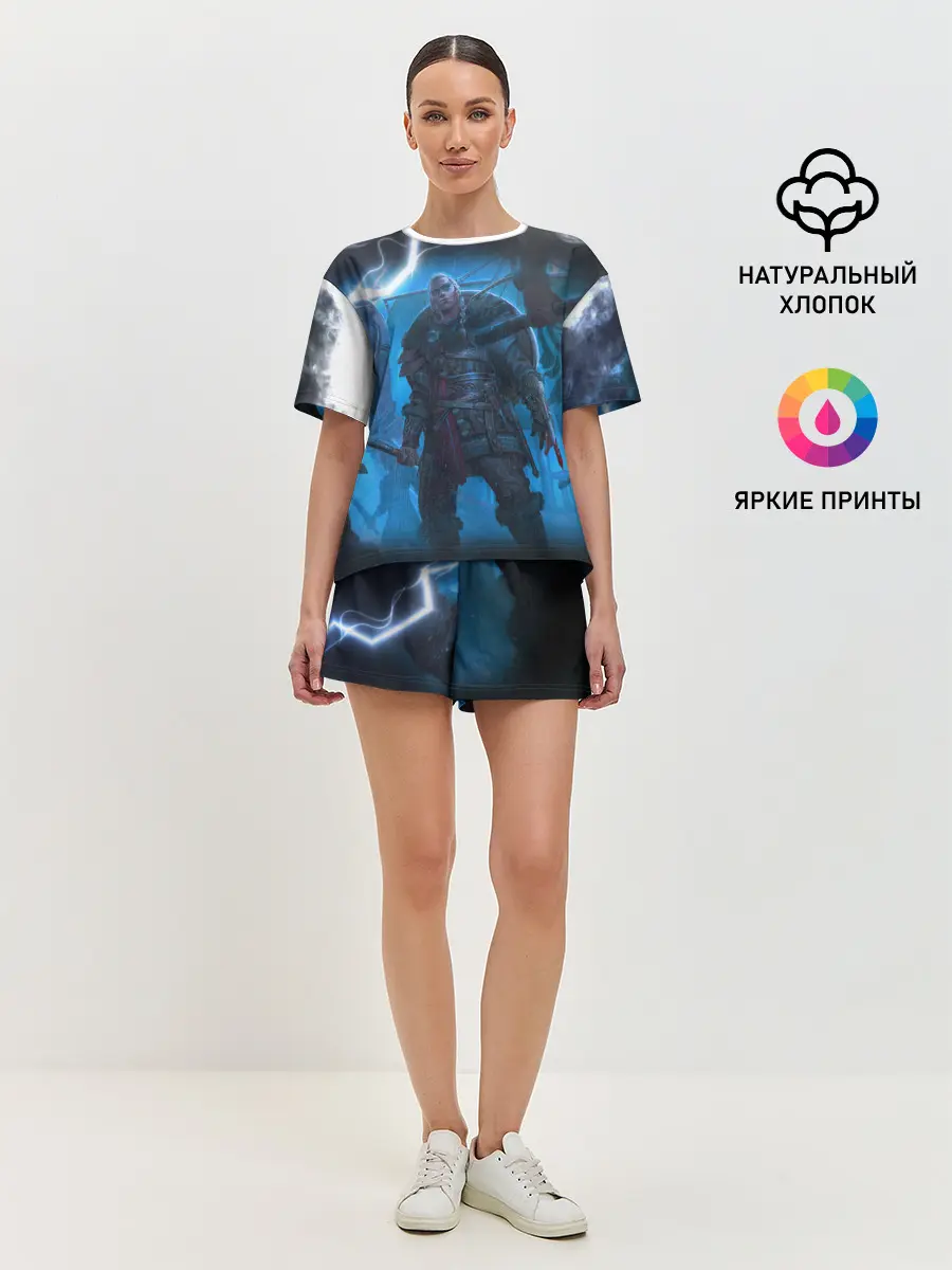 Женская пижама с шортами / ASSASSINS CREED VALHALLA | ВАЛХАЛЛА