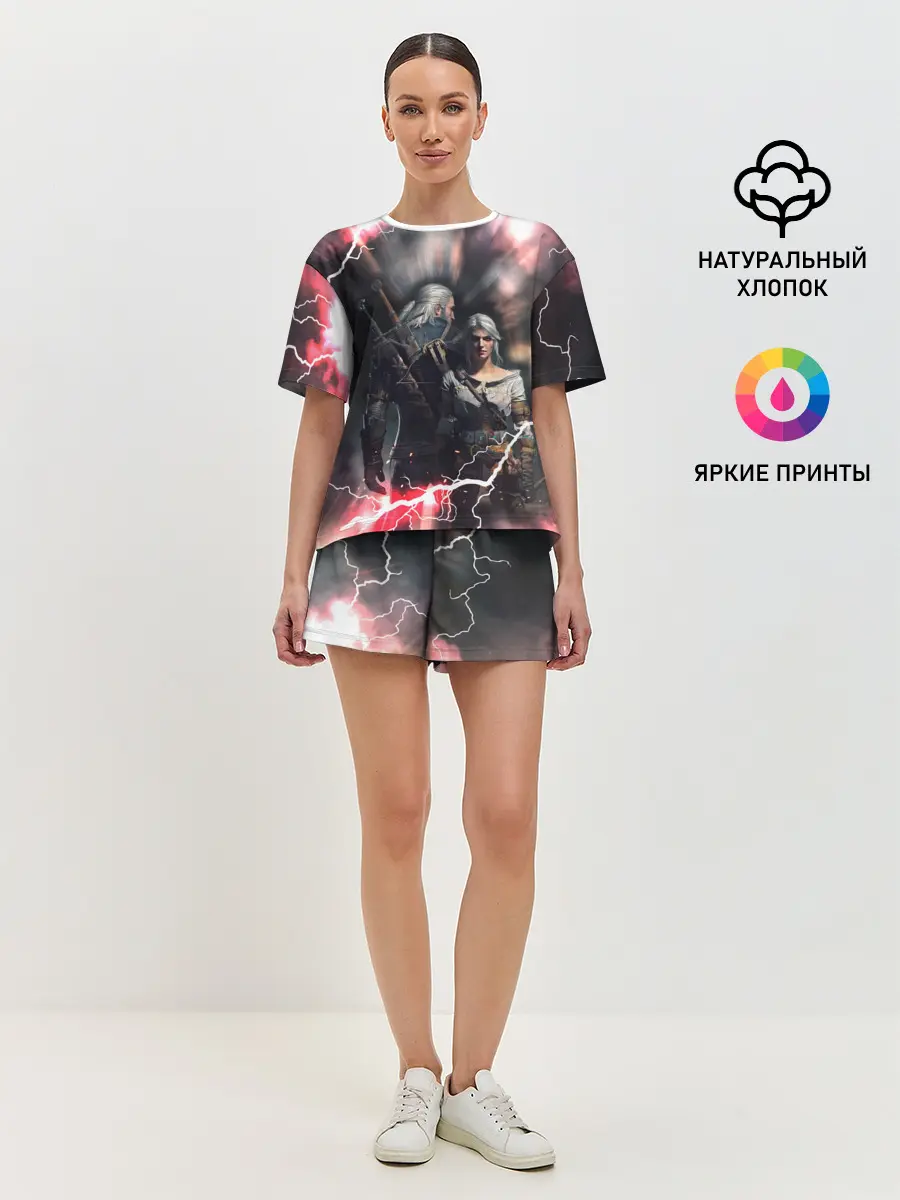 Женская пижама с шортами / Цирилла | Геральт